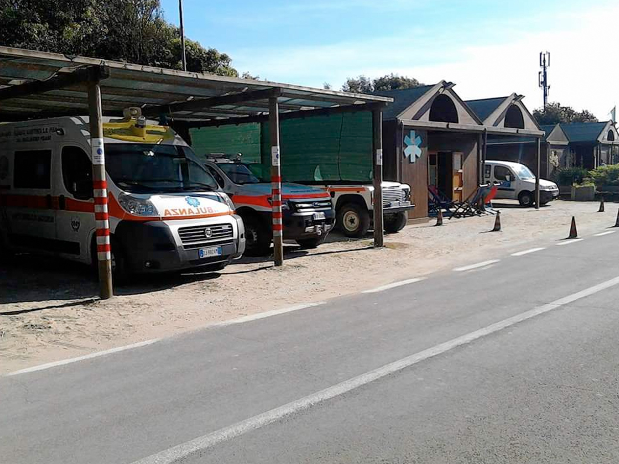 Soccorso un bambino a Marina di Vecchiano